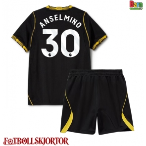 Chelsea Aaron Anselmino #30 Borta Kläder Barn 2026-27 Kortärmad (+ Korta byxor)